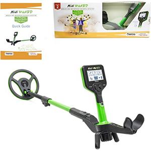 Nokta Metal Detector per bambini - Midi Hoard Kids Metal Detector con display LCD - Impermeabile - Pulsante Pinpoint - Leggero e facile da usare, ideale per età 8-12+