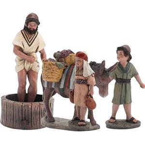 Triciclo Editores Vendemmia 4 Statuine | Figure misteriose |Figure del presepe |Serie 11 cm| Progettato da José Luis Mayo Decorazione Natalizia |Nascita