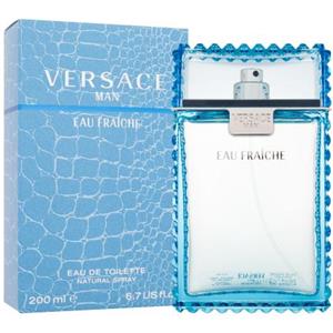 Versace Man Eau Fraiche Eau de Toilette 200 ml - Fragranza fresca e seducente per l'uomo moderno