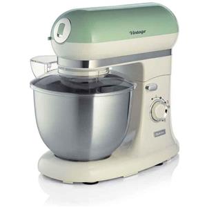 ARIETE IMPASTATRICE VINTAGE VERDE (1588/04) - TAZZA ACCIAIO INOX 5,5 L - 7 VELOCITA'' + PULSE - 2400W ARI1588GR - ARI1588GR