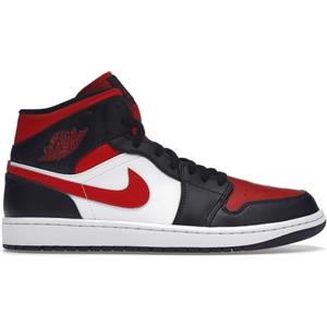 Nike, Scarpe da basket da uomo, Bianco/Nero-Rosso, 45 EU