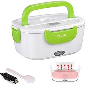 DISCORAMA® - SCALDAVIVANDE PER AUTO 12V ELETTRICO PORTATILE PORTAVIVANDE TERMICO LUNCH BOX PRANZO UFFICIO LAVORO