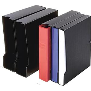 Sei Rota Custodia per Raccoglitore A4 100 mm - 22x30 cm, Dorso 13,5 cm, Colore Nero