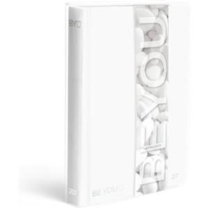 Diario Agenda Be You Pearl Bianco 2026/2027 Datato 12 Mesi Standard 18x13 cm + Omaggio Penna Colorata e Braccialetto Amicizia