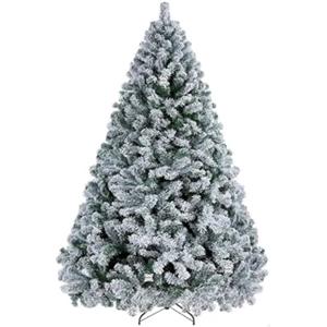 ROTEX Albero di Natale innevato artificiale Tirolese folto cm 180 210 230 270 (210 cm)