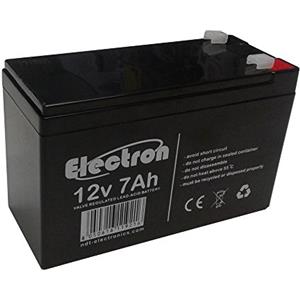 Electron BATTERIA AL PIOMBO RICARICABILE 12V 7AH 20hr Per allarmi antifurti ups lampade di emergenza giocattoli peg perego 7,2Ah 7,5Ah