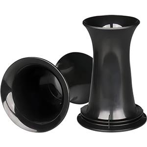 honseelia 2 tubi per porta altoparlante, 44 mm x 66 mm, in ABS, per subwoofer e bass reflex, per auto, DJ, HiFi, Home Theater, woofer audio professionale