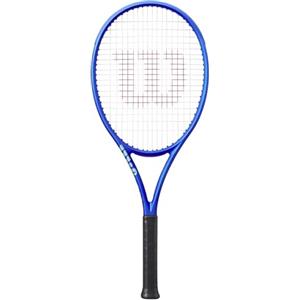 Wilson Ultra 100 V5 - Racchetta da tennis ad alte prestazioni, per adulti, misura impugnatura 2-4 1/4, infilata con Sensation 16 Natural a tensione media