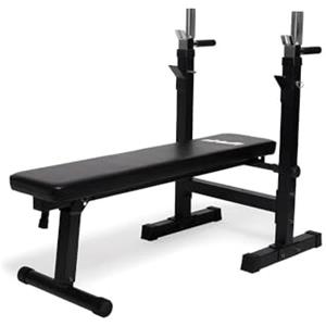 VirtuFit Panca pieghevole regolabile - Panca multifunzione VirtuFit per la casa con ripiano