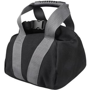 Drivstraw Kettlebell, sacco di sabbia regolabile in tela con manico, kettlebell portatile in tela regolabile, per allenamento, allenamento a casa, yoga