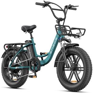 ENGWE L20 Boost Bicicletta Elettrica per Adulti, Batteria Rimovibile da 48 V 13 Ah, Autonomia Fino a 126 km, 20 × 4.0 Fat Pneumatici, 7 Velocità Ebike