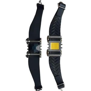 Generico Tacchetti Da Ghiaccio Per Scarponi - Scarponi Da Neve Portatili Impugnature Antiscivolo Stile Racchette Da Neve | Ramponi In Silicone Unisex | Inverno All'aperto Escursionismo Arrampicata Campeg