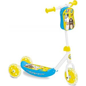 Mondo Toys - My First Scooter LLAMA & FRIENDS - Monopattino Baby bambino/bambina - 3 ruote - borsetta porta oggetti inclusa - 28577
