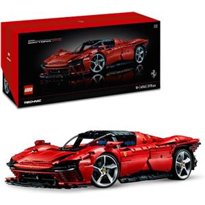 LEGO Technic Ferrari Daytona SP3, Set Modello di Auto da Costruire, Supercar Rossa in Scala 1:8, Kit Modellismo per Adulti da Collezione, Idea Regalo Uomo o Donna, Serie Ultimate Cars Concept 42143