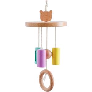 Generico Carillon per Culla - Simpatico Giocattolo in Legno - Mobile Sensoriale Neonato - per Bambina Camera da Soggiorno Parete Gioco Natale Completo