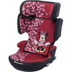 Bebeconfort Disney Hera i-Fix, Seggiolino Auto 15-36 kg, 3,5-12 anni (100-150 cm), Seggiolino Auto Isofix Pieghevole, Portatile e Leggero 4.4 Kg, 14 Posizioni Poggiatesta, Fun Minnie