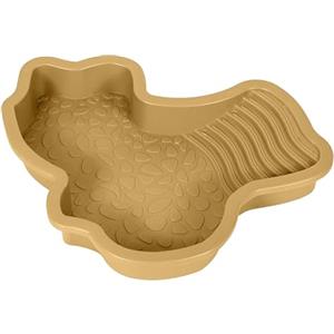 Generico Vaschetta Vasca per Tartarughe di Terra con Rampa‌,Vasca Piscina Vaschetta da Bagno per Tartarughe d'acqua, Laghetto Terrario Ciotola Accessori (#02)