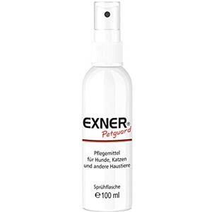 Exner Petguard Cura del pelo per cani, gatti e altri animali domestici - Mezzi per prurito, perdita di capelli, infiammazione, parassiti, rogne, acari e funghi - biologico e naturale - flacone spray