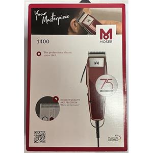 MOSER 1400 CON 7 RIALZI, SPAZZOLINO E OLIO LUBRIFICANTE - SUPER KIT