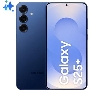 Samsung Galaxy S25+ Smartphone AI, Display 6.7'' QHD+ Dynamic AMOLED 2X, Fotocamera 50MP, RAM 12GB, 256GB, 4.900 mAh, Navy