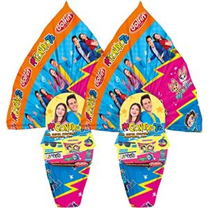 CandyFrizz Selection COMBO 2 Uova - Uovo di Pasqua Me contro Te Cioccolato al Latte con Sorpresa 220g