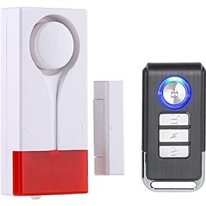 Lancoon Allarme Porta Finestra Aperta, Telecomando Senza Fili Sensore Magnetico Carillon Antifurto Sicurezza Domestica Protezione Fai Da Te Per La Sicurezza Del Garage Dell'appartamento Della Casa