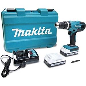 Makita Trapano avvitatore a batteria c/percussione 18V Litio c/batteria di riserva Makita - HP457DWE (Cod.:4119)