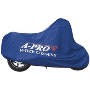 A-Pro Telo Copri Moto Scooter Naked Customo Impermeabile PVC Universale Blu L
