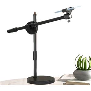 Generico Selfie Ring Light Con Supporto - Montaggio Del Telefono Sopraelevato Con Luce A LED | Monte Video A Braccio Flessibile Per Scrivania, Registrazione Top Down, Bobine, Contenuti Di, Lezio