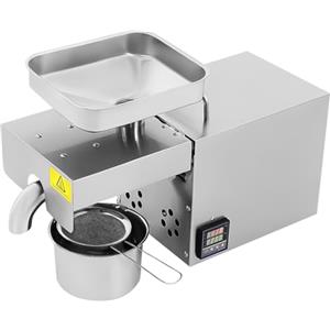 Loobiiny Frantoio Olive 610w Spremiagrumi Elettrico Automatico Acciaio Inox Automatico Freddo E Caldo Olio Pressa Macchina Noci Semi Olio Pressatura Macchina Adatto