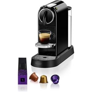 Nespresso Citiz EN167.B, Macchina da Caffè di De'Longhi, Sistema Capsule Nespresso, Serbatoio acqua 1L, Colore Limousine Black