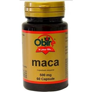 Obire Maca 500mg, 60 compresse, energizzante naturale, multipack (60)