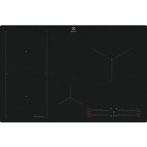 Electrolux KIS82453IZ - Piano cottura induzione 4 fuochi, 77 cm, vetroceramica, nero