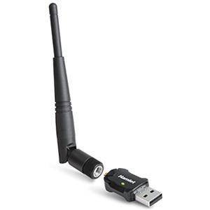 Hamlet HNW600ACU - Chiavetta USB WIFI Ieee802.11 AC 600 MBPS. Antenna alto guadagno e sostituibile.
