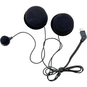 WELLDOER Microfono Altoparlante Per BT-S2 BT-S3 Moto Citofono Cuffie Interfono Per Casco Aperto Casco Integrale Auricolare