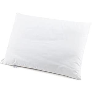 Caleffi - Cuscino Lettino Bambino e Neonato Antisoffoco, Cuscino Letto Piccolo e Culla Bambini e Neonati, Guanciale Baby Cotone Antiacaro Anallergico Traspirante 38x65x4 Sicuro Lavabile, Made in Italy