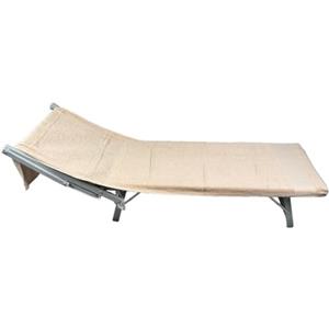Seamar Telo Lettino Tinta Unita in Spugna 100% Cotone con 3 Tasche Posteriori 70x205cm (Sabbia)
