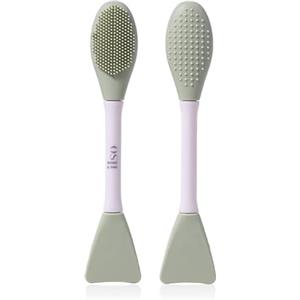 ILSO Spazzola per pulizia doppia - Applicatore per maschera 2 in 1 e spazzola per la pulizia del viso