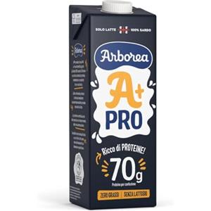Generico Arborea Latte UHT A+PRO, 1 Litro, Confezione da 10