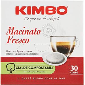 Kimbo 30 Cialde Caffe' Macinato Fresco, 210g
