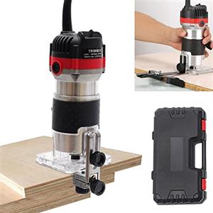 LOYEMAADE Fresatrice verticale elettrica per legno, 800 W, 6,35 mm, fresa per legno
