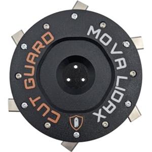 Cut Guard Disco per coltelli compatibile con MOVA LiDAX Ultra 800, 1200, 1600 - con protezione con 6 lame - tagliaerba robotizzato e piatto coltello, bloccato non dall'erba, durevole e sicuro