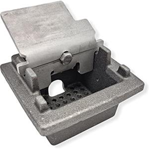 Generico Nordica Extraflame 003278231 - Crogiolo per caminetto a pellet rotondo, acciaio legato, compatibile con pellet