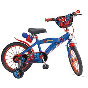 Huffy, Bicicletta 14 pollici Marvel Spidey Boys, Blu, One size