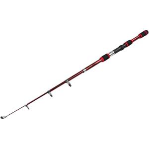 Lecreatekit Canna da Pesca Telescopica e Mulinello per Kit Combo Completo, Leggera, in Fibra di Carbonio, Portatile, Set di Attrezzatura da Spinning Adatto per Multiple Tecniche di Pesca (Rosso)