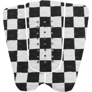 ModLuvano Tappetino antiscivolo impermeabile in EVA con motivo a forma di diamante, compatibile con tavole da kiteboard, wakeboard (nero bianco)