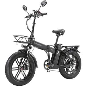 KIMDYMA A20/B20 Bici Elettrica Pieghevole 250W | 20 × 4.0 Fat Tire E-Bike Adulto | Doppia Batteria: 48V 18AH o 48V 15AH | Fino a 100KM di Autonomia | Sospensione anteriore | 7 Velocità (1)