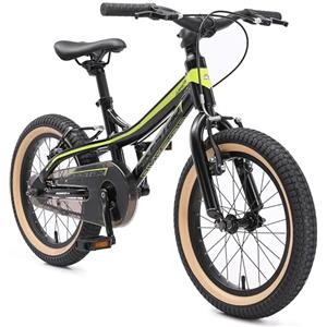 BIKESTAR Bicicletta Bambini 4 Anni da 16 Pollici Telaio in Alluminio | Bici per Bambino et Bambina Mountainbike con Freno V-Brake
