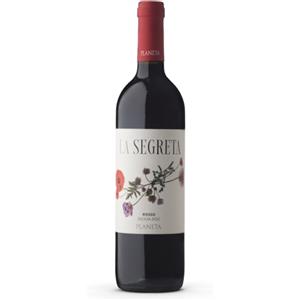 Planeta La Segreta Rosso 2022 - Vino Rosso Sicilia DOC, Blend di Nero d'Avola, Merlot, Syrah e Cabernet Franc