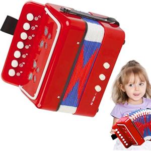 Generic Fisarmonica musicale per bambini - strumento a baldacchino compatto | Attrezzo per l'allenamento di coordinazione armonica per principianti, piattaforma di generazione del suono educativa giocosa per